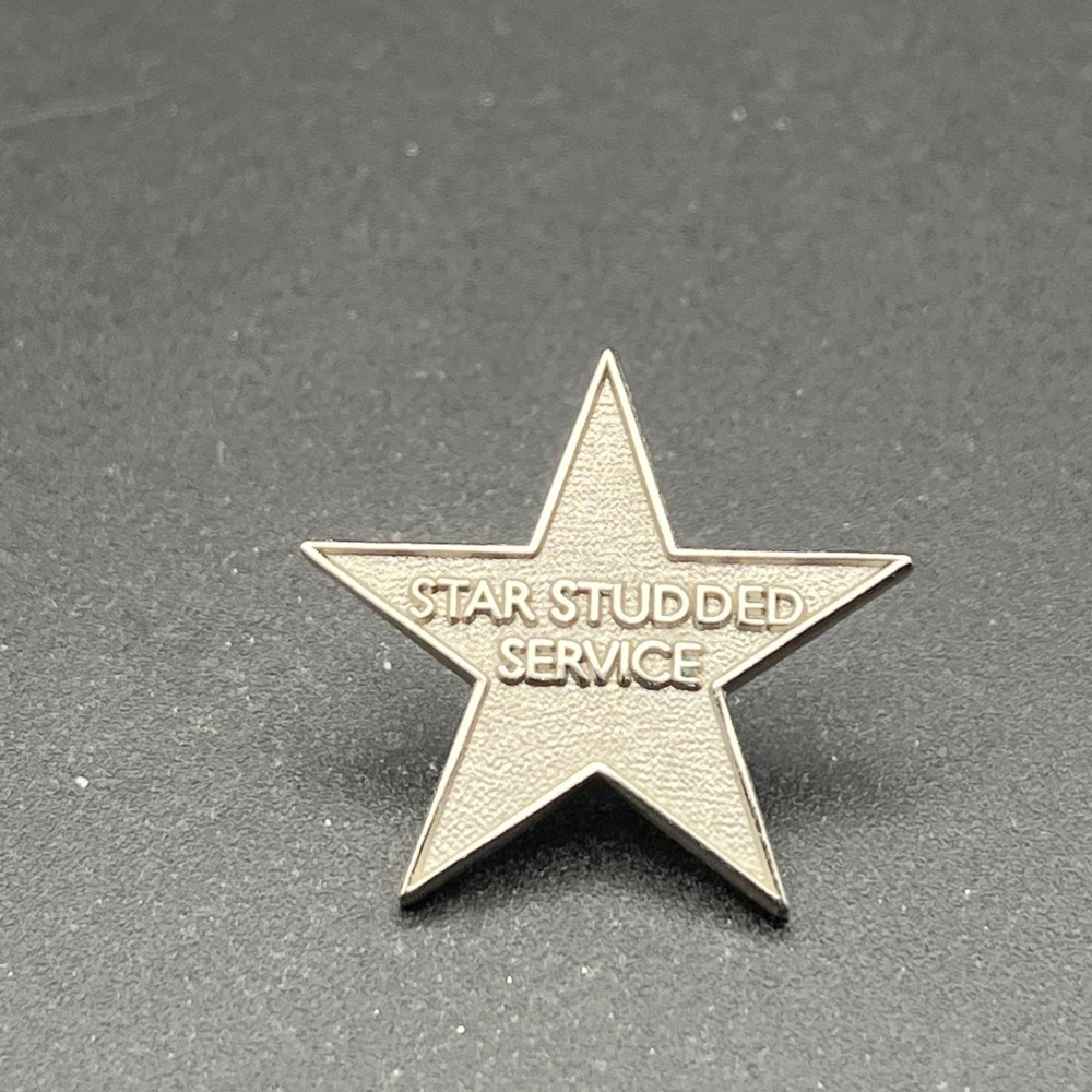 Star Studded Service Lapel Hat Pin